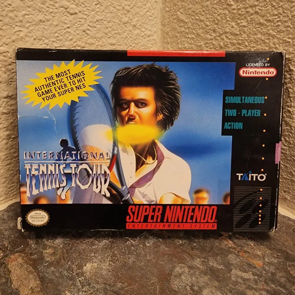 Game - International Tennis Tour (CIB) - SNES - Super NES - Taito